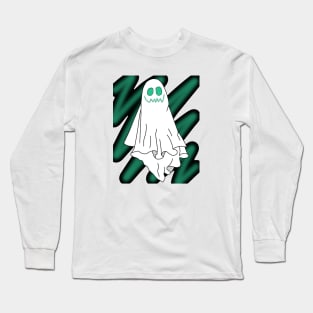 smiling ghost Long Sleeve T-Shirt